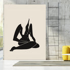 Long Hair Nude In Black by Little Dean on GIANT ART - 7200 illustration