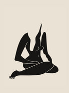 Long Hair Nude In Black by Little Dean on GIANT ART - 7200 illustration