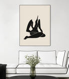 Long Hair Nude In Black by Little Dean on GIANT ART - 7200 illustration