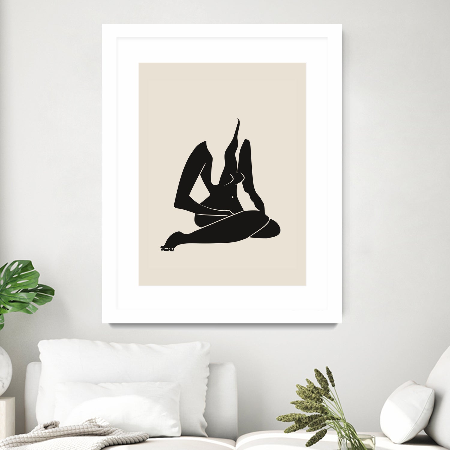 Long Hair Nude In Black by Little Dean on GIANT ART - 7200 illustration