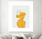 Elegant Female Nude Silhouette by Little Dean on GIANT ART - line art minimalist art