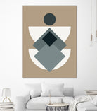 Mid Century In Greys by Little Dean on GIANT ART - abstract abstract