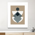 Mid Century In Greys by Little Dean on GIANT ART - abstract abstract