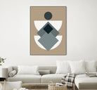 Mid Century In Greys by Little Dean on GIANT ART - abstract abstract