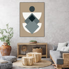 Mid Century In Greys by Little Dean on GIANT ART - abstract abstract