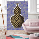 Polka Dot Vase by Little on GIANT ART - illustration vase