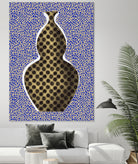 Polka Dot Vase by Little on GIANT ART - illustration vase