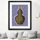 Polka Dot Vase by Little on GIANT ART - illustration vase