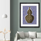 Polka Dot Vase by Little on GIANT ART - illustration vase