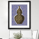 Polka Dot Vase by Little on GIANT ART - illustration vase