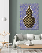 Polka Dot Vase by Little on GIANT ART - illustration vase