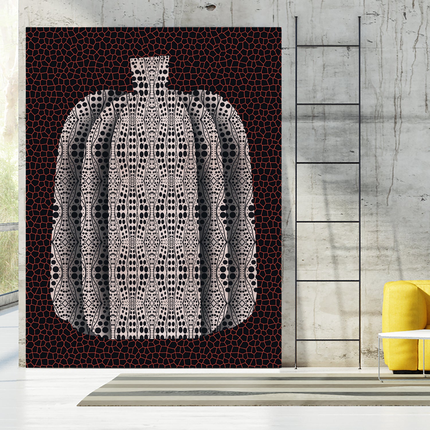 Pop Art Pumpkin Vase by Little on GIANT ART - illustration abstract