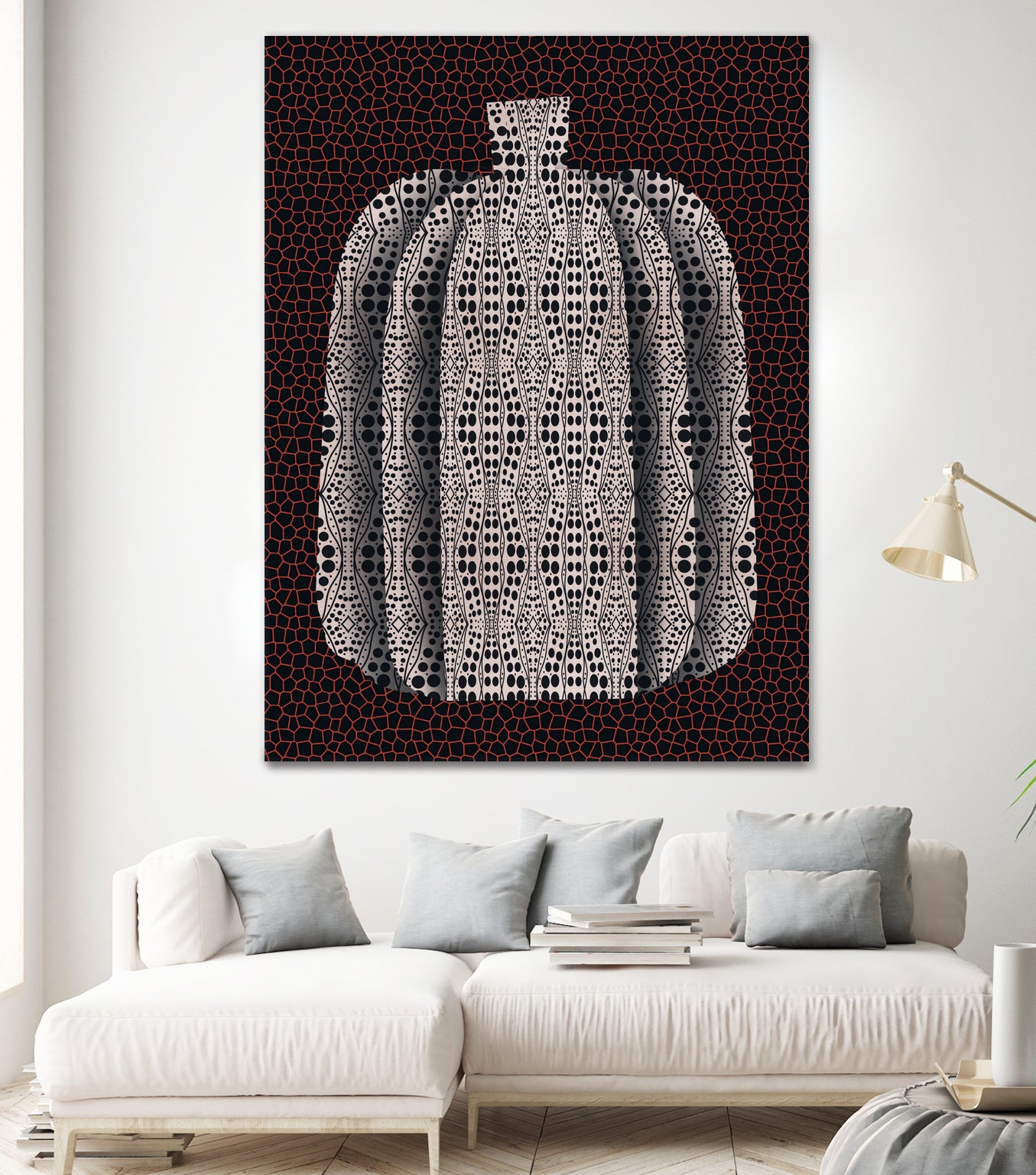 Pop Art Pumpkin Vase by Little on GIANT ART - illustration abstract