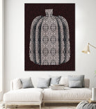 Pop Art Pumpkin Vase by Little on GIANT ART - illustration abstract