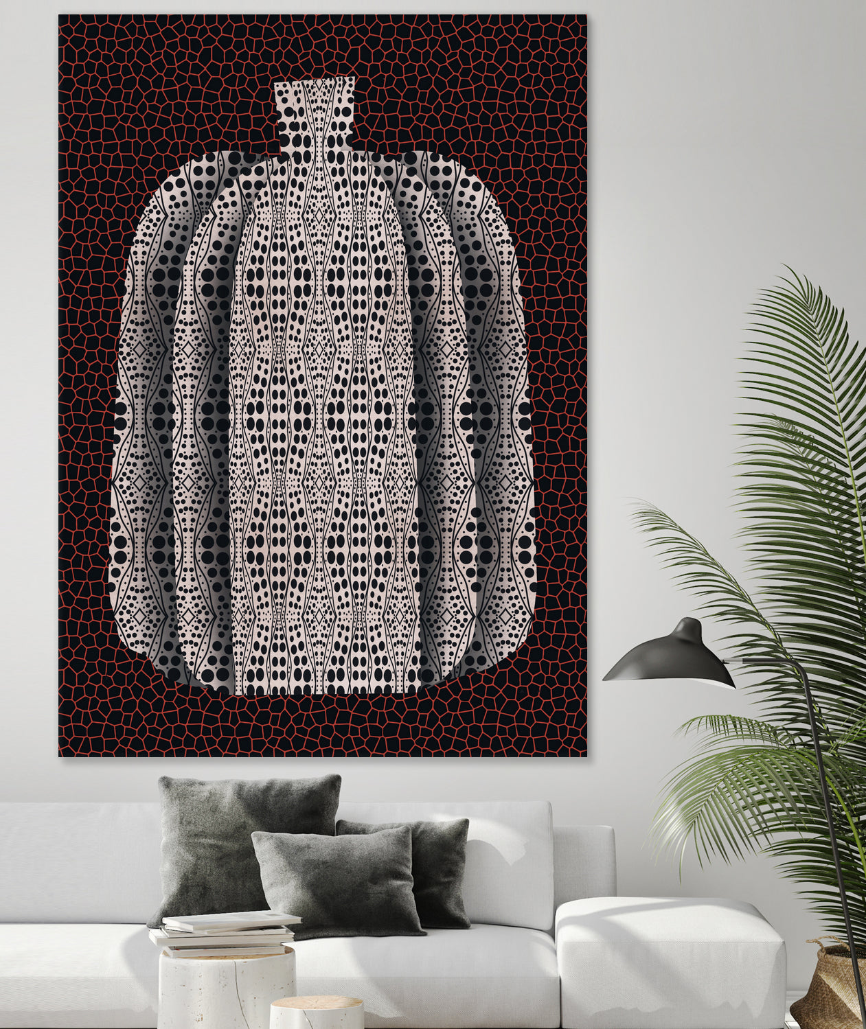 Pop Art Pumpkin Vase by Little on GIANT ART - illustration abstract