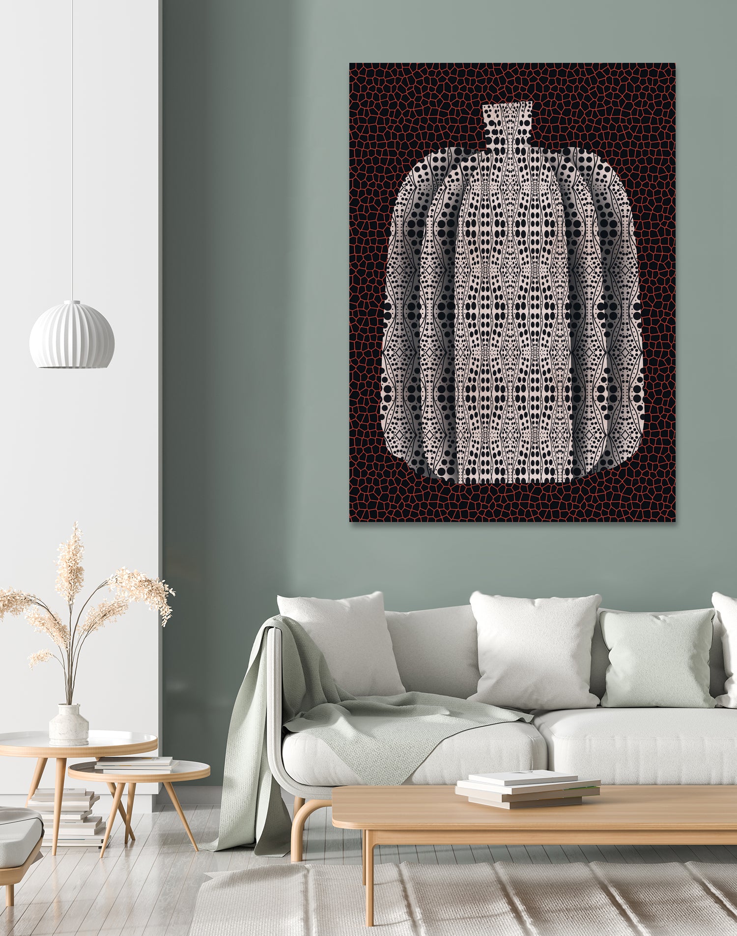 Pop Art Pumpkin Vase by Little on GIANT ART - illustration abstract