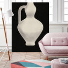Vintage White Vase by Little on GIANT ART - illustration little dean