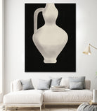 Vintage White Vase by Little on GIANT ART - illustration little dean