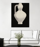 Vintage White Vase by Little on GIANT ART - illustration little dean
