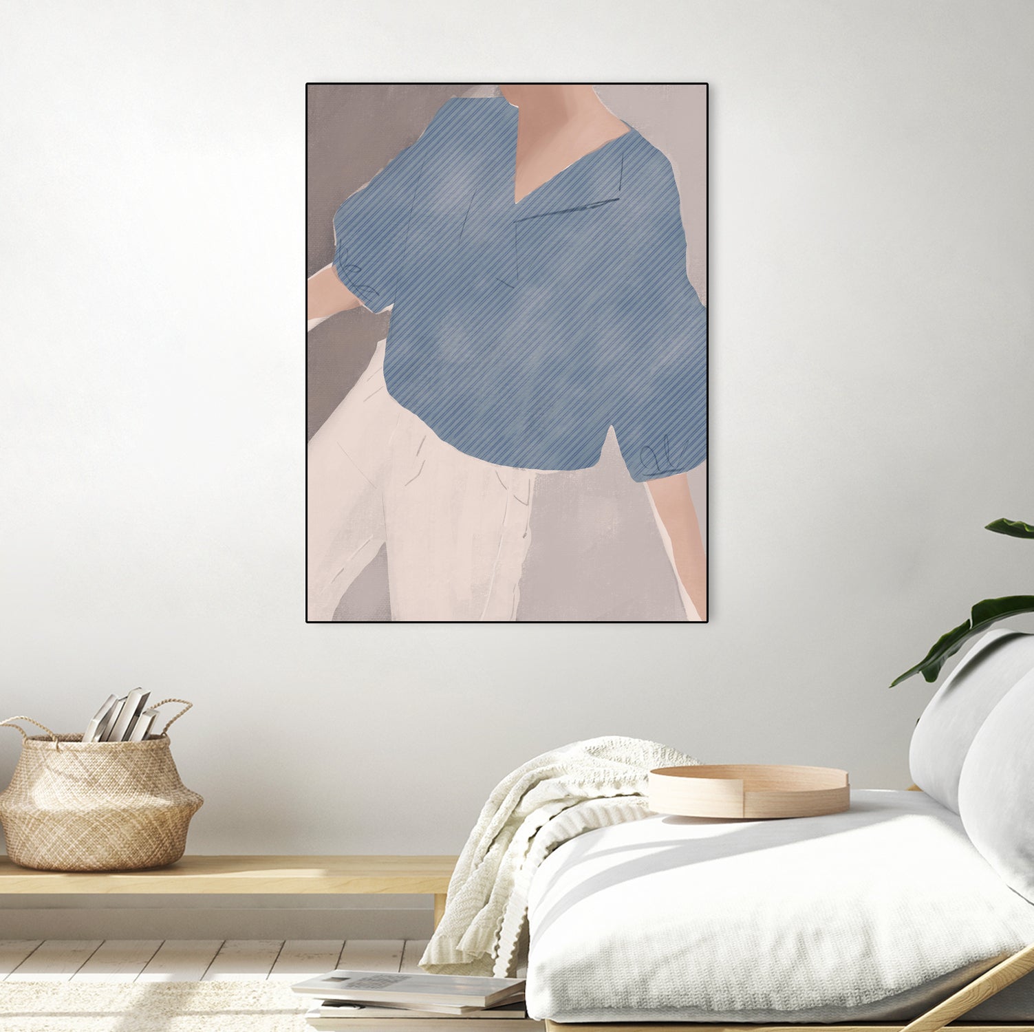 Striped Shirt Wanderer by Little on GIANT ART - illustration person