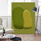 Stacking stone in green by Little on GIANT ART - illustration green