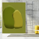 Stacking stone in green by Little on GIANT ART - illustration green