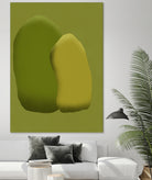 Stacking stone in green by Little on GIANT ART - illustration green