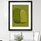 Stacking stone in green by Little on GIANT ART - illustration green
