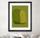 Stacking stone in green by Little on GIANT ART - illustration green