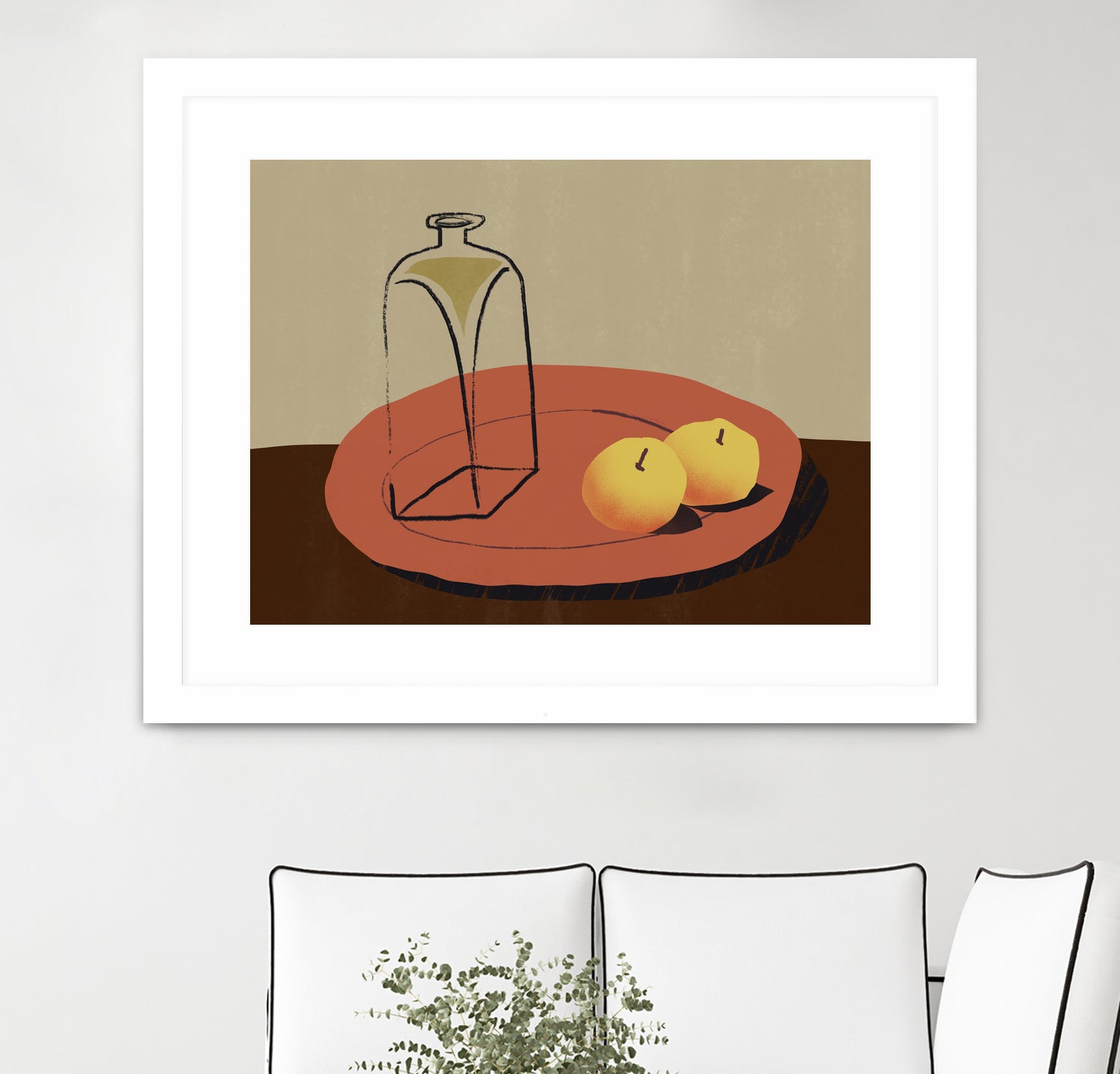 Jar and apple by Little Dean on GIANT ART - illustration still life art