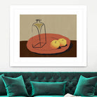 Jar and apple by Little Dean on GIANT ART - illustration still life art