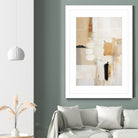 Abstract In Beige 2 by Sally on GIANT ART - orange abstact