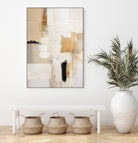 Abstract In Beige 2 by Sally on GIANT ART - orange abstact