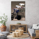 Velodrome by Wyatt 9 on GIANT ART - vintage poster,vintage,retro,old,poster,retro poster,old poster,text,vehicles,grand tour,bicycle,bike,bikes,transportaiton,bicycles,transportation,graphic,word, words, letter, letters, inspiration, inspirational,illustration,vehicle,sport,sports,action,biking,bicycling,cycling,person,people,bike ride,bike rider,bike riding,bicyclist,bike riders,bicyclists,race,racing,helmet,helmets,bicycle shop,family tree,high key,high-