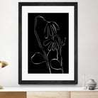 Flower and Leaves Sketch by Martina on GIANT ART - flowers and plants monochrome art