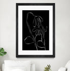 Flower and Leaves Sketch by Martina on GIANT ART - flowers and plants monochrome art