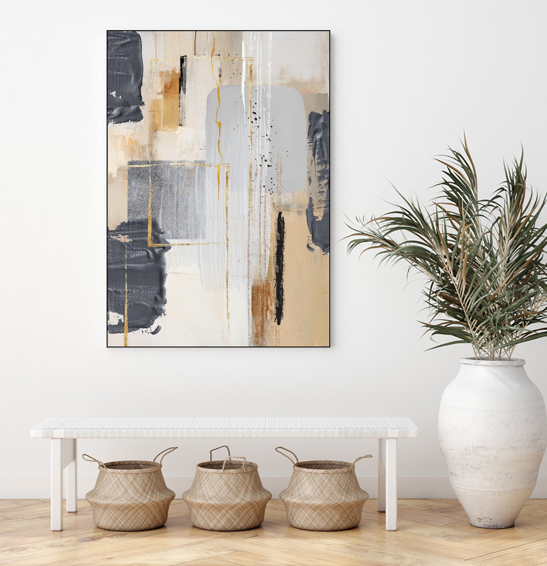 Neutral With Grey 2 by Sally on GIANT ART - illustration sally ann moss