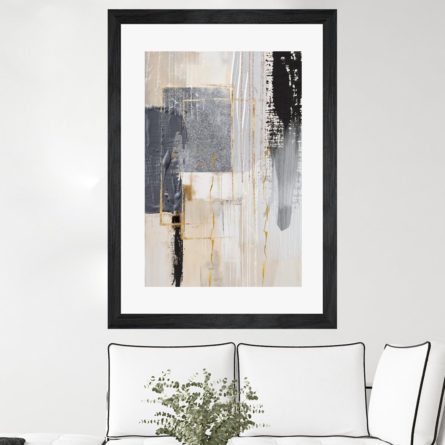 Neutral With Grey 3 by Sally on GIANT ART - illustration sally ann moss