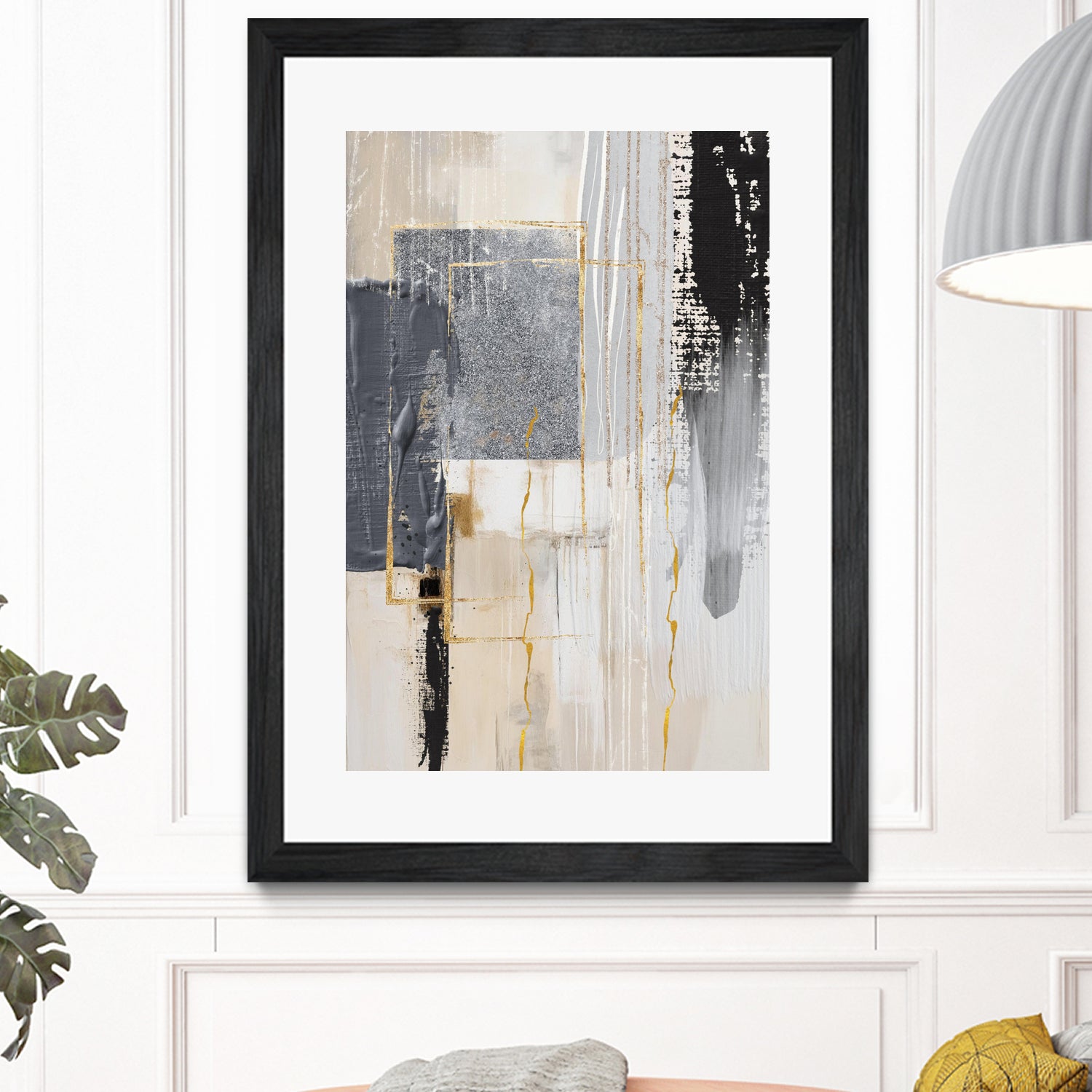 Neutral With Grey 3 by Sally on GIANT ART - illustration sally ann moss