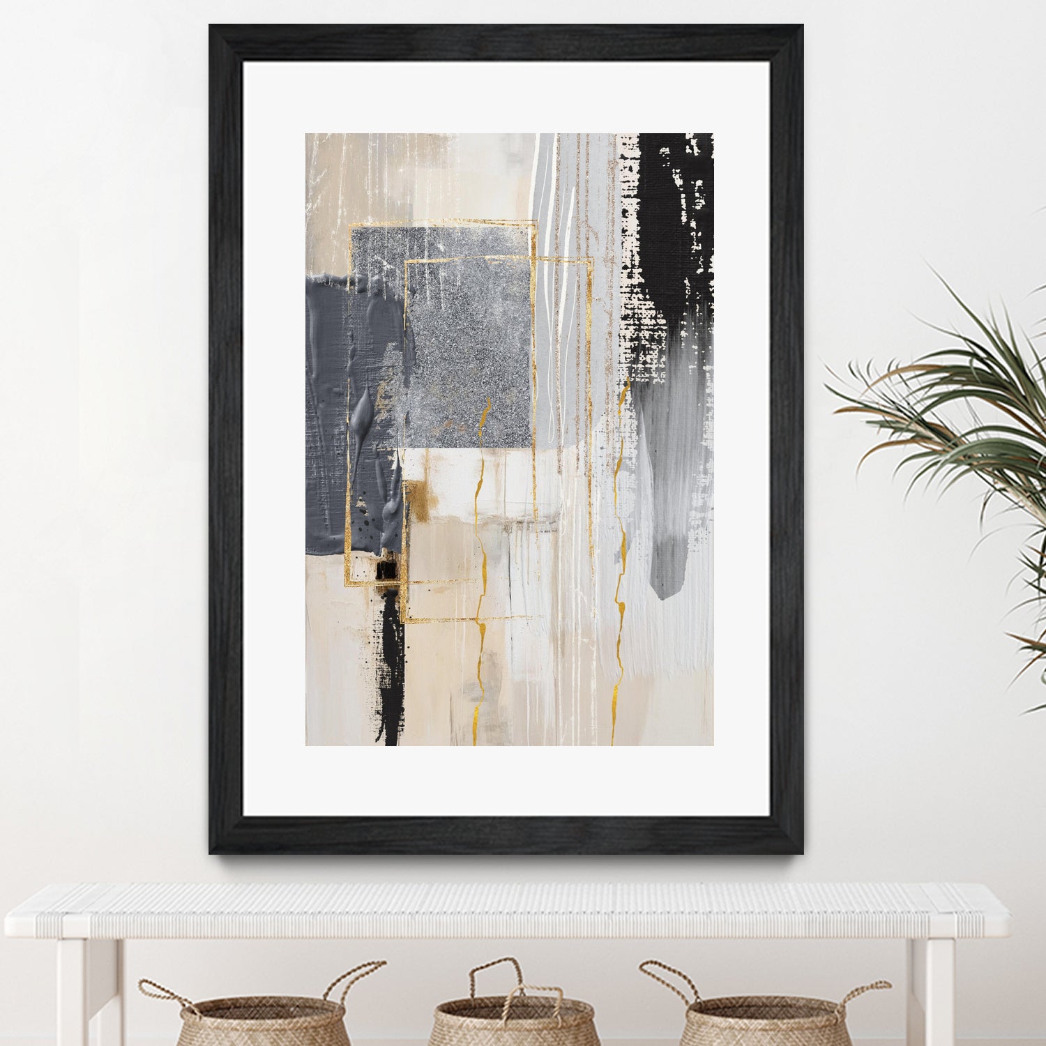 Neutral With Grey 3 by Sally on GIANT ART - illustration sally ann moss