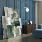 Canvas Greens 1 by Sally on GIANT ART - ann moss