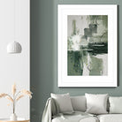 Canvas Greens 1 by Sally on GIANT ART - ann moss