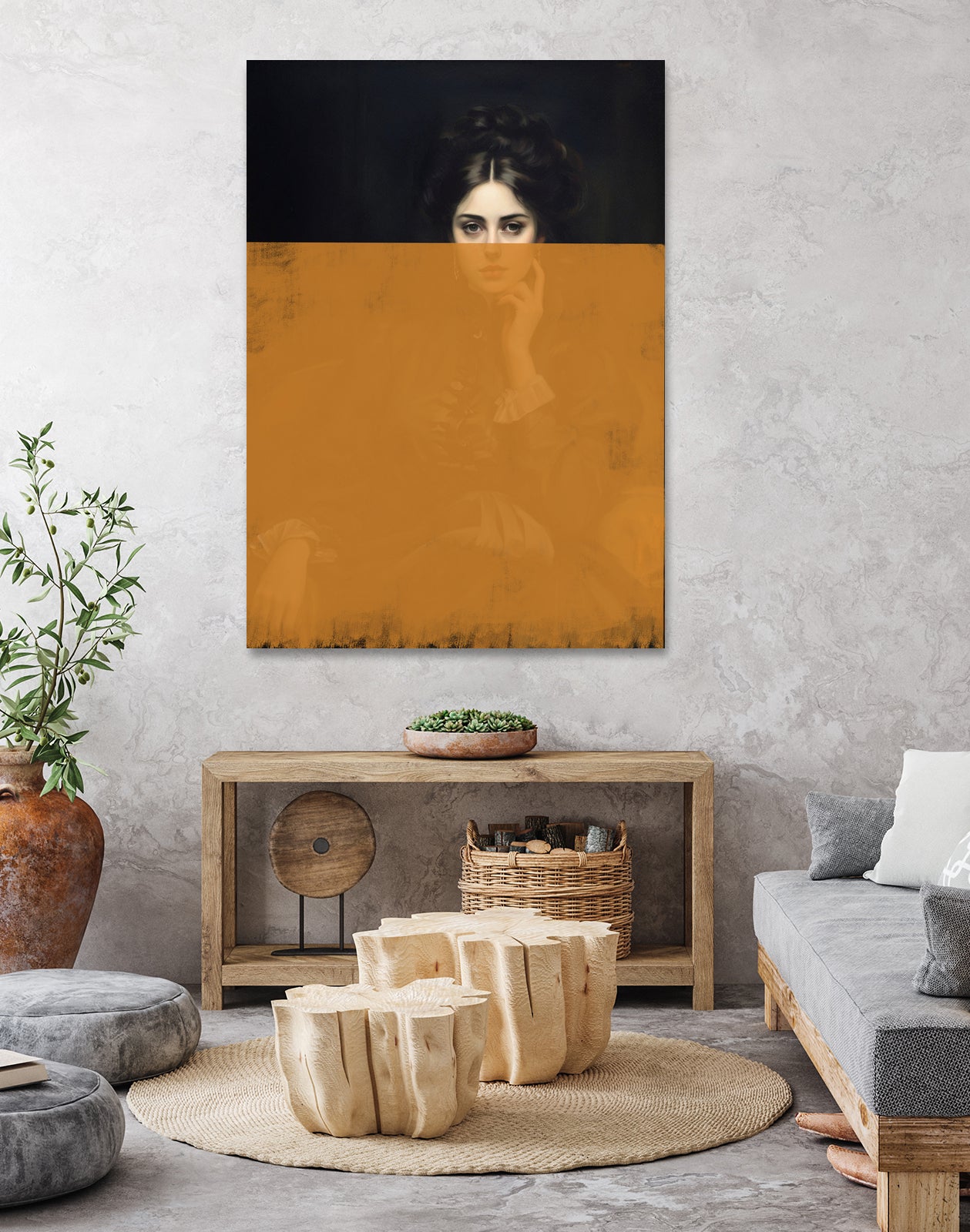 Altered Portrait of Woman by The Art Concept on GIANT ART - 5906 illustration