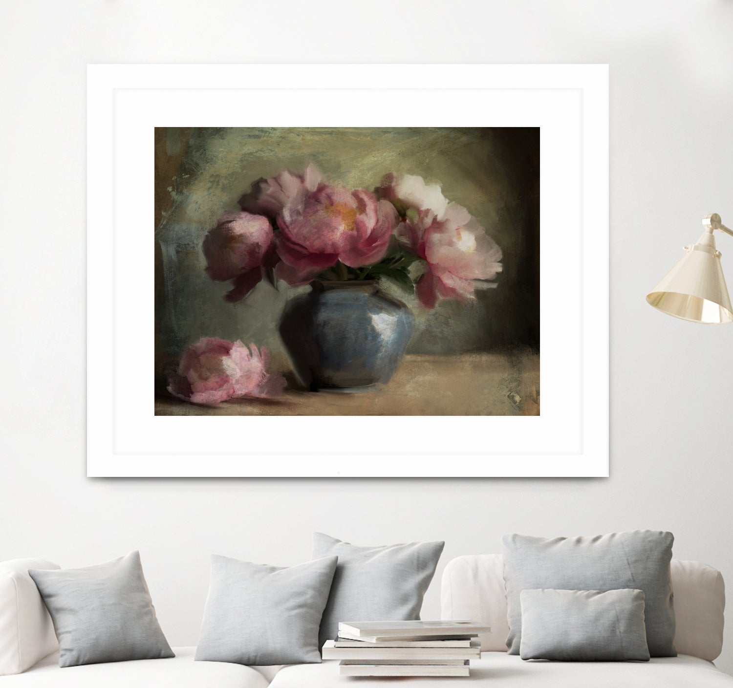 Pivoines En Rose by Dan Hobday on GIANT ART - flowers and plants dan hobday
