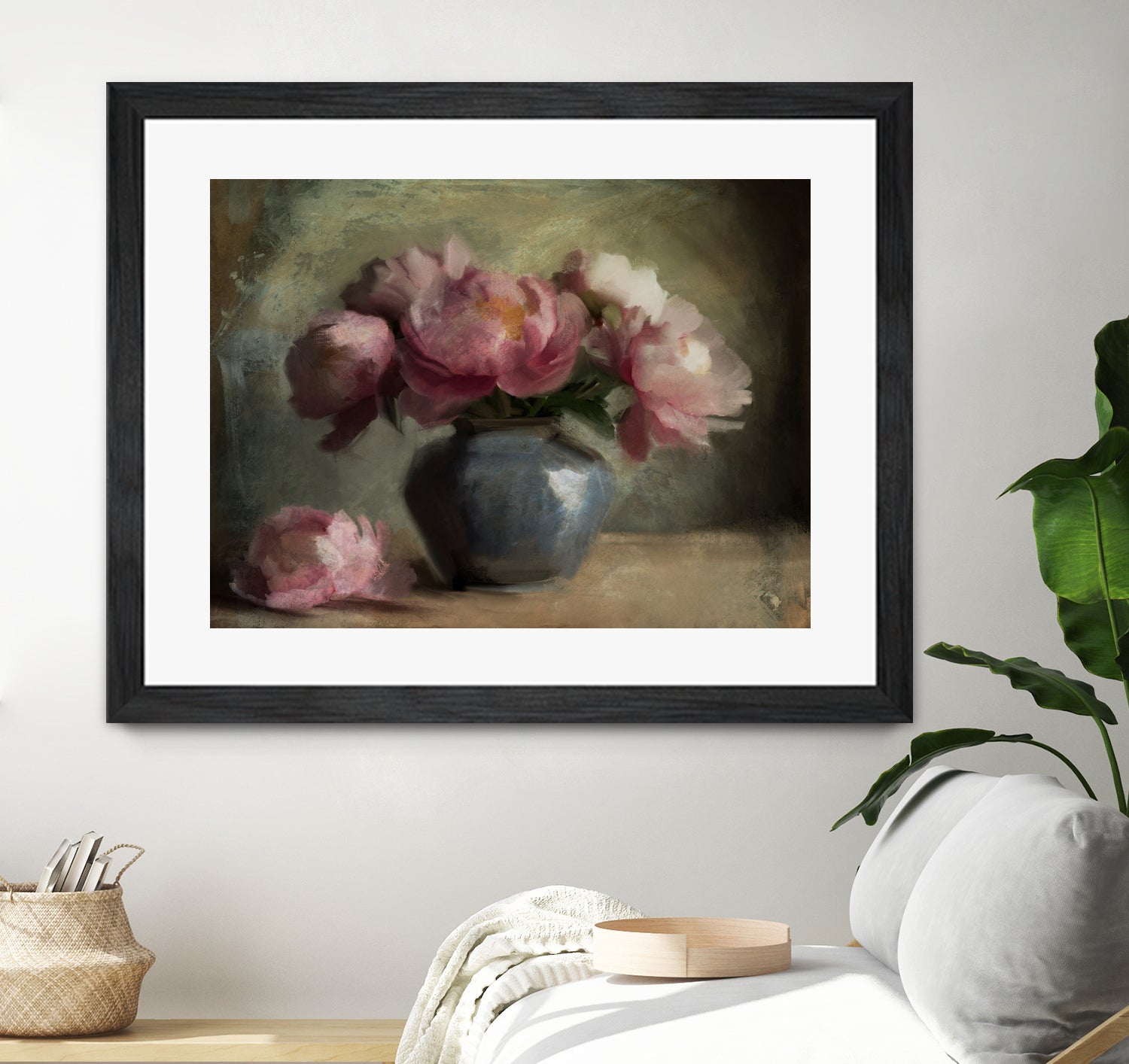 Pivoines En Rose by Dan Hobday on GIANT ART - flowers and plants dan hobday