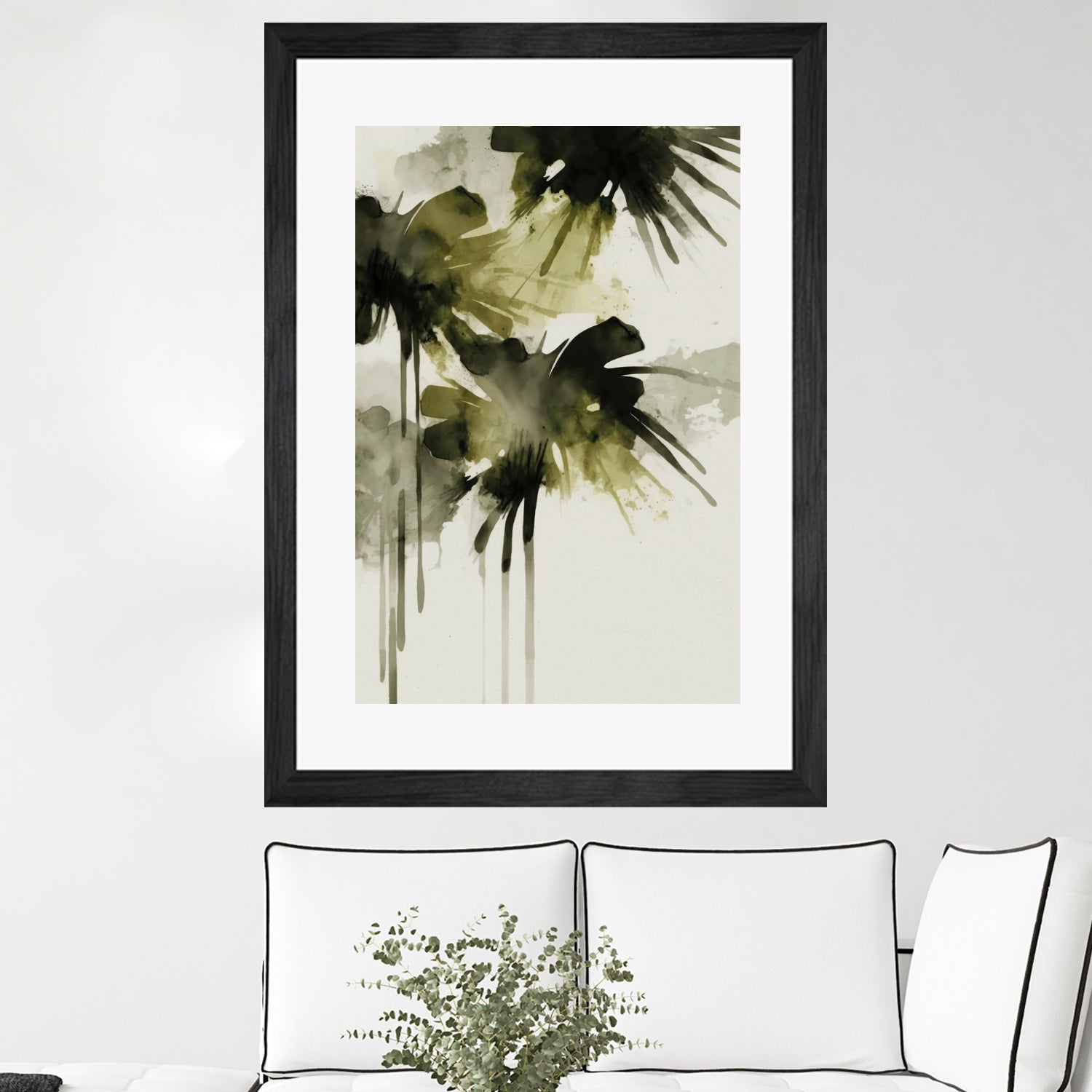 Green flowers no 2 by Treechild on GIANT ART - treechild abstract treechild