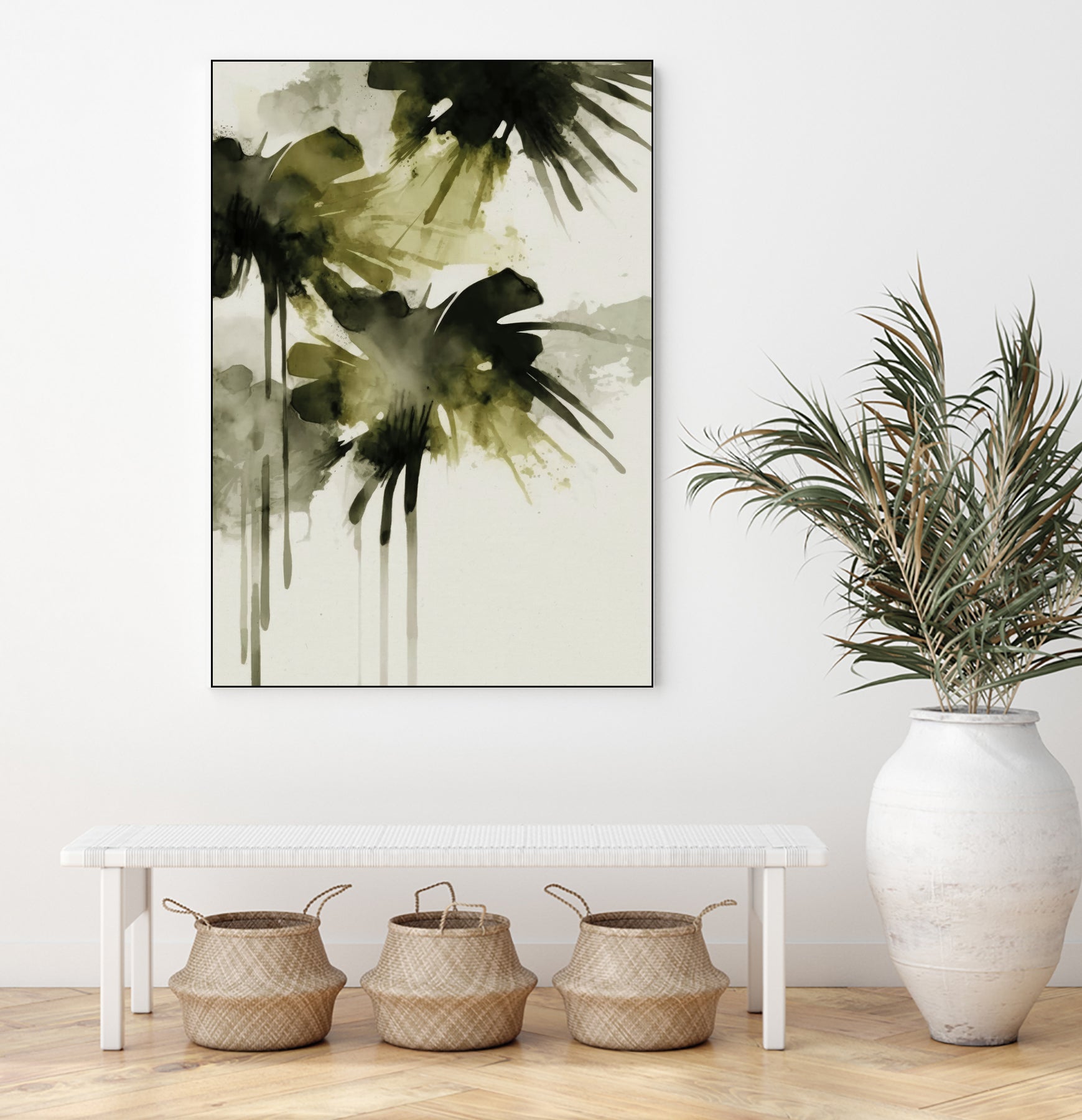 Green flowers no 2 by Treechild on GIANT ART - treechild abstract treechild