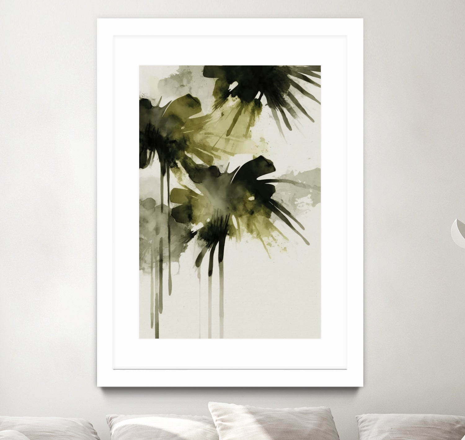 Green flowers no 2 by Treechild on GIANT ART - treechild abstract treechild