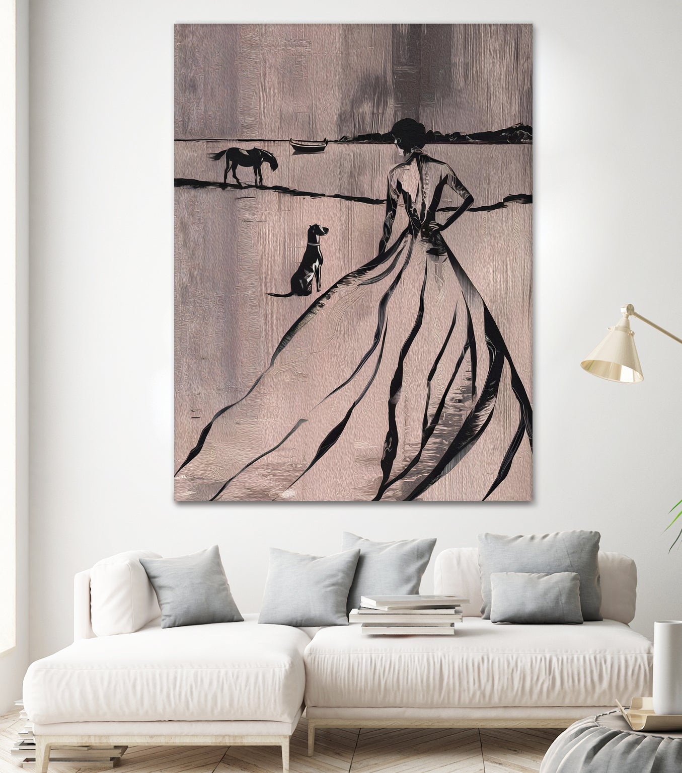 Woman By the Lake by Andreas Magnusson on GIANT ART - paintings drawing