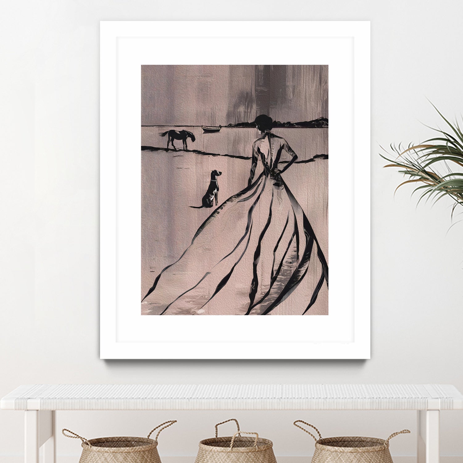 Woman By the Lake by Andreas Magnusson on GIANT ART - paintings drawing